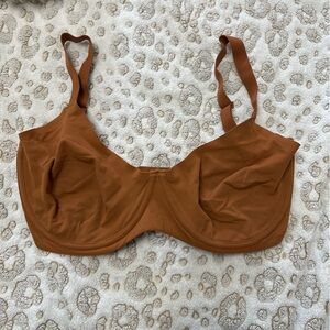 SKIMS Brown Seamless Wireless Bra